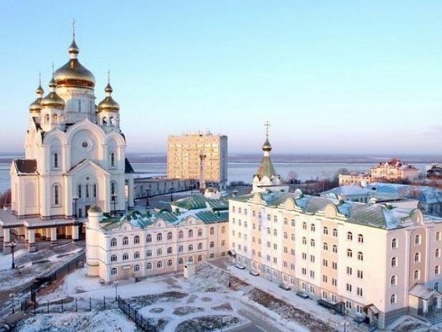 ハバロフスク神学校及びスパソ・プレオブラジェンスキー大聖堂の見学
