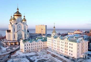 ハバロフスク神学校及びスパソ・プレオブラジェンスキー大聖堂の見学